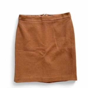 J. Crew Tan Wool Pencil Skirt- Size 10